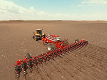 Complete concept for maximizing planted acres per day, precision seed placement, along with maintaining uniform and consistent seedbed soil structure.