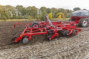 HORSCH Focus MT - Focus 7 MT with single RingFlex packer for the targeted placement of up to 500 kg/ha of fertiliser